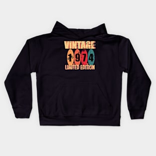 Vintage 1974 Limited Edition Kids Hoodie